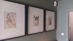 Kunstwerken Salvador Dali (4) + kaders (4), Ophalen