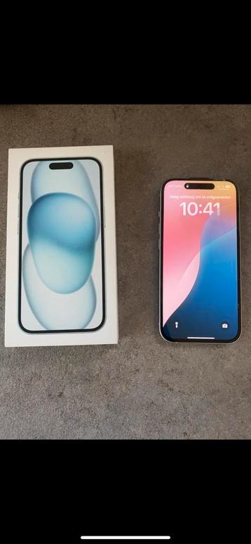 iPhone 15 Blue 128GB Nieuwstaat + Garantie & Factuur beschikbaar voor biedingen