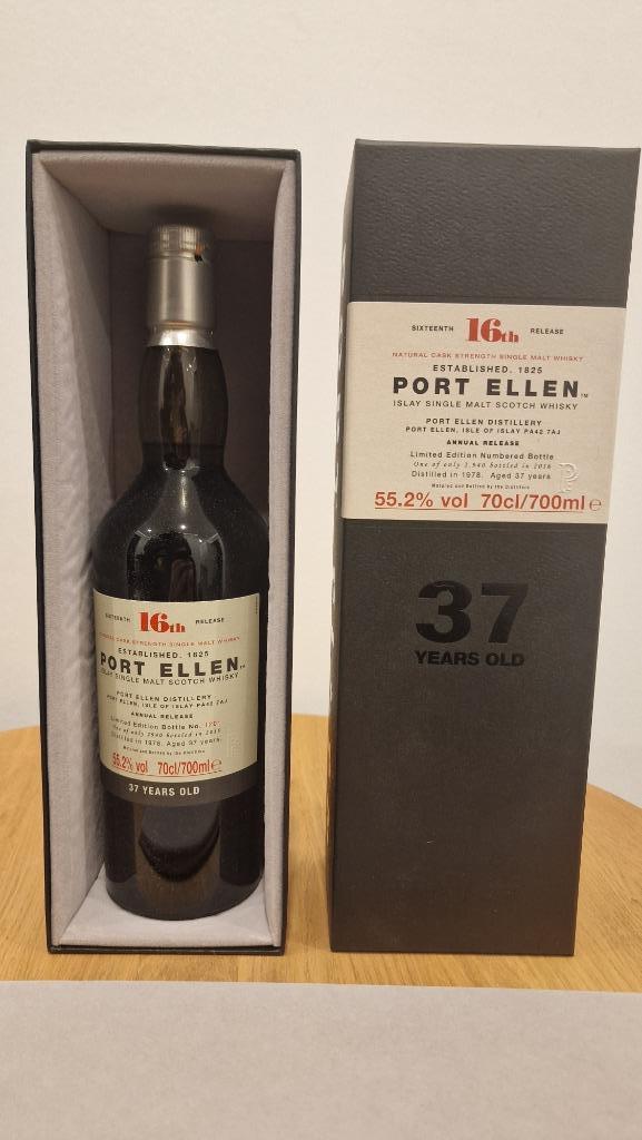 Port Ellen 16th release (1978), Verzamelen, Wijnen, Nieuw, Overige typen, Overige gebieden, Vol, Ophalen of Verzenden