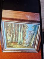 Dreef op doek olieverf eigen werk, Antiek en Kunst, Ophalen of Verzenden