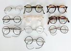 Verzameling antieke en vintage brillen 10 stuks, Ophalen of Verzenden