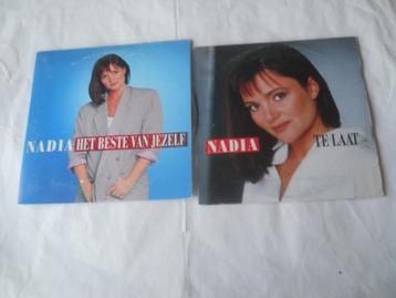 2 CD SINGLES - NADIA, Cd's en Dvd's, 2 t/m 5 singles, Verzenden, Zo goed als nieuw, Nederlandstalig