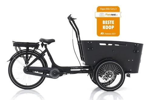 Vélo Cargo Vogue Carry 3, Vélos & Vélomoteurs, Vélos | Vélos avec bac, Comme neuf, Autres marques, 4 enfants ou plus, Électrique