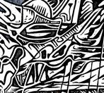 etsen. abstract. gehandtekend, Ophalen of Verzenden