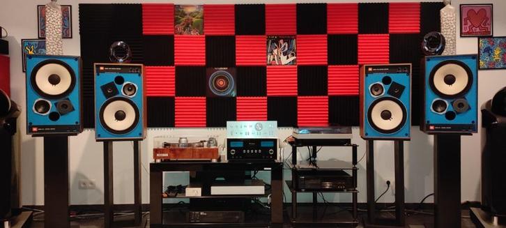 JBL 4312 eerste versie 1982, Audio, Tv en Foto, Luidsprekerboxen, Refurbished, Front, Rear of Stereo speakers, 120 watt of meer