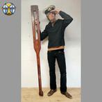 Unieke grote antieke houten helmstok hand / vuist (Letter B), Watersport en Boten, Overige Watersport en Boten, Ophalen of Verzenden