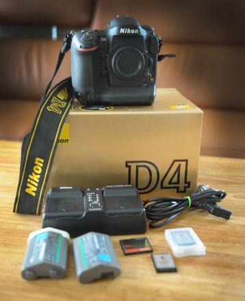 Nikon D 4, Audio, Tv en Foto, Fotocamera's Digitaal, Ophalen, Zo goed als nieuw, Nikon