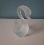 Decoratie zwanen beeldje, Antiek en Kunst, Antiek | Glaswerk en Kristal, Ophalen of Verzenden