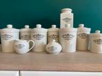 Voorraadpotten landelijk (set), Huis en Inrichting, Keuken | Servies, Ophalen, Zo goed als nieuw, Keramiek, Compleet servies