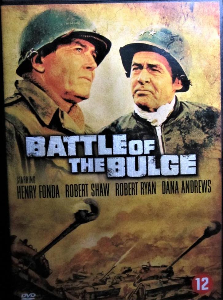 DVD OORLOG- BATTLE OF THE BULGE (HENRI FONDA ...)-1965, Cd's en Dvd's, Dvd's | Actie, Zo goed als nieuw, Oorlog, Alle leeftijden