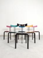 6 dining chairs/ stoelen 'Zeta' - Martin Haksteen - Harvink, Huis en Inrichting, Gebruikt, Ophalen of Verzenden, Hout