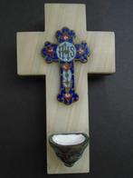 Wijwatervaatje email cloisonne, Ophalen of Verzenden, Gebruikt, Christendom | Katholiek