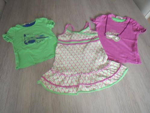 Setje : Kleedje + 2 T-shirts Gymp 98, Kinderen en Baby's, Kinderkleding | Maat 98, Zo goed als nieuw, Meisje, Setje, Ophalen of Verzenden