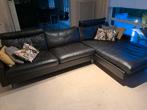 Donker bruine lederen salon ( cor ), Maison & Meubles, Enlèvement, Utilisé
