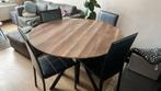 Ronde tafel van 120 cm, Huis en Inrichting, Tafels | Eettafels, Ophalen, Rond, Zo goed als nieuw, Vier personen