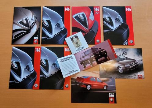Lot Autofolders ALFA ROMEO 146 + krik AR146 Nieuw!, Verzamelen, Automerken, Motoren en Formule 1, Zo goed als nieuw, Auto's, Ophalen of Verzenden