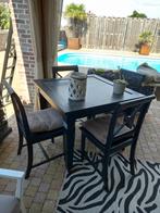 Tuintafel met arduinen blad , inclusief 4 stoelen, Tuin en Terras, Tuintafels, Ophalen
