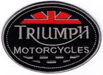 Triumph Motorcycles stoffen opstrijk patch embleem #28, Motoren, Verzenden, Nieuw
