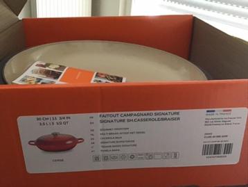 le creuset pot multi- braad-/stoof met deksel nieuw beschikbaar voor biedingen