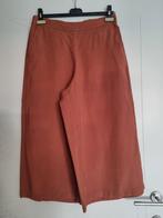 Bruine wijde broek, Kleding | Dames, Broeken en Pantalons, Bruin, Zo goed als nieuw, Lang, Ophalen