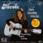 single Nicole - Een beetje vrede  EU Songfestival 82, Cd's en Dvd's, Nederlandstalig, Ophalen of Verzenden, 7 inch, Zo goed als nieuw