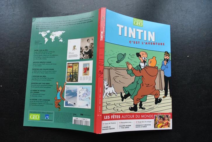 MAGAZINE TINTIN C'EST L'AVENTURE 18 archives croquis Hergé, Boeken, Stripverhalen, Zo goed als nieuw, Ophalen of Verzenden