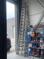 2-delige ladder te koop, Ophalen, Gebruikt, Ladder, Opvouwbaar of Inschuifbaar