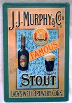 Murphy & Co Irish Stout Bier in Reliëf- (20x30cm), Verzenden, Nieuw, Reclamebord