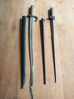 2 Franse Bajonetten WO1, origineel, Ophalen of Verzenden