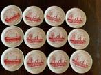 12 oude coasters (Porcelein) Herfurth, Ophalen of Verzenden