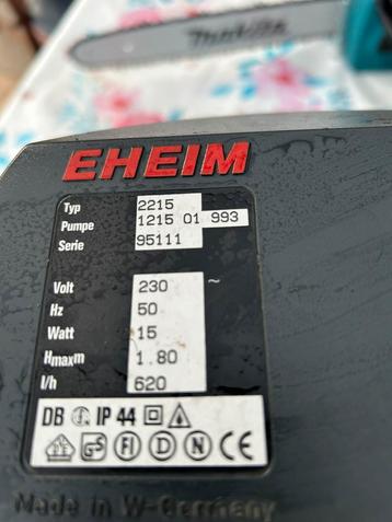 Eheim 2215 external filter met 4 waterregelkranen, Enlèvement ou Envoi, Comme neuf, Aquarium d'eau douce rempli