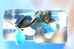 Te koop: Mooie blauwe oorbellen, Ophalen, Overige materialen, Hangers, Blauw