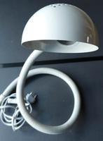 Lampe « Snake » au design vintage — gris clair, Enlèvement ou Envoi, Utilisé, Métal