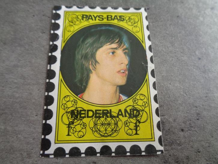 VANDERHOUT VOETBAL PRENT   PLAATJE    CRUYFF JOHAN BEGIN SEV, Hobby en Vrije tijd, Stickers en Plaatjes, Plaatje, Ophalen of Verzenden