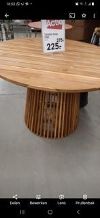 Tuintafel nieuw, Huis en Inrichting, Ophalen, Zo goed als nieuw, Rond