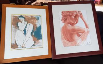 2 tableaux signés V.  Dessiriez et B. Browet beschikbaar voor biedingen