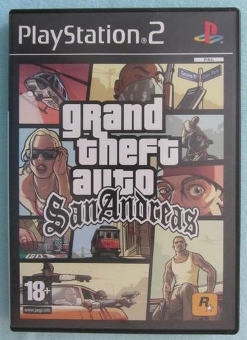 Play Station 2 - Grand Theft Auto /San Andreas + Poster 