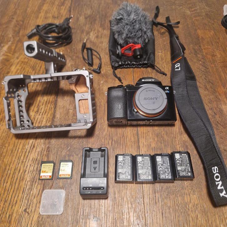 Alpha 7S Pack, Audio, Tv en Foto, Videocamera's Digitaal, Zo goed als nieuw, Camera, Sony, Externe microfoon, Full HD, Ophalen of Verzenden