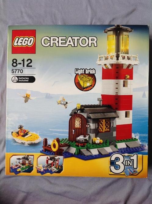 LEGO - 5770 - CREATOR - LIGHTHOUSE - 3 IN 1, Kinderen en Baby's, Speelgoed | Duplo en Lego, Nieuw, Lego, Complete set, Ophalen of Verzenden