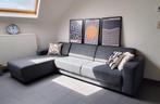 Grijze sofa vorm L, Huis en Inrichting, Zetels | Complete zithoeken, Ophalen