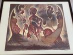 Charles Delporte - lithografie, Antiek en Kunst, Kunst | Litho's en Zeefdrukken, Ophalen
