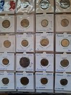 Album met meer dan 350 franse munten in munthouders, Postzegels en Munten, Munten en Bankbiljetten | Verzamelingen, Ophalen, Munten