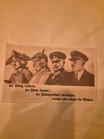 WOII-postkaart: Friedrich II, Bismarck, Hindenburg, Hitler, Verzamelen, Militaria | Tweede Wereldoorlog, Ophalen of Verzenden