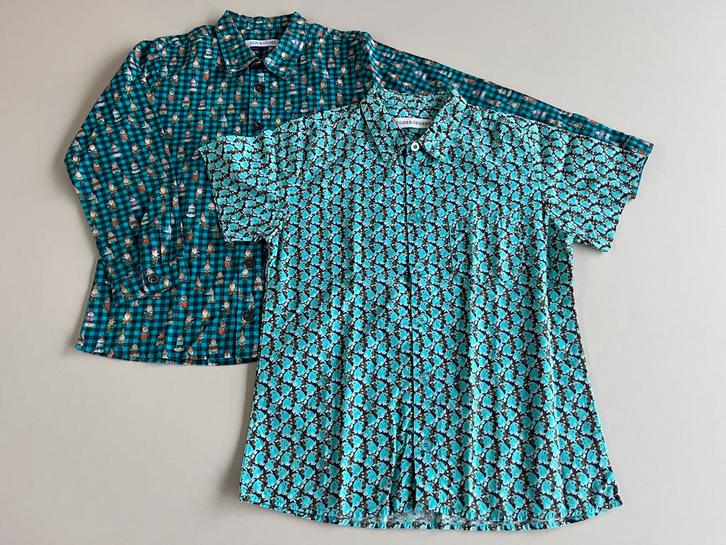 2 leuke hemdjes van Filou & Friends, Kinderen en Baby's, Kinderkleding | Maat 122, Zo goed als nieuw, Ophalen of Verzenden