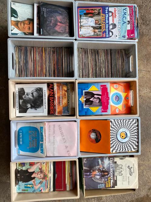 Grote verzameling vinylsingles (ca. 500-600), Cd's en Dvd's, Vinyl Singles, Gebruikt, Single, 7 inch, Ophalen