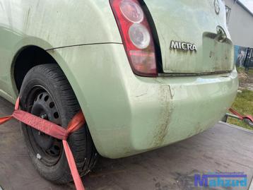 NISSAN MICRA 3 K12 Groen D30G achterbumper bumper 2002-2010 beschikbaar voor biedingen