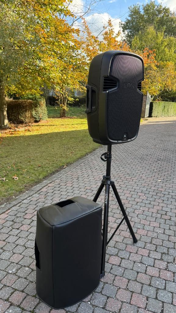 set JBL EON 515XT + transporthoezen op maat, Audio, Tv en Foto, Luidsprekerboxen, Gebruikt, JBL, Ophalen