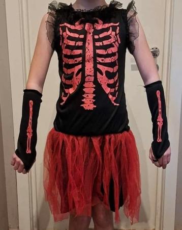 Halloween skelet verkleedpak carnaval voor kind   beschikbaar voor biedingen