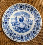 Belle assiette murale décorative en faïence Bleu Delft, Antiek en Kunst, Ophalen