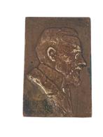 Bronzen medaille — Hommage aan professor René Verhoogen, Ophalen of Verzenden, Brons